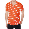 Salmon Print Men's Shirt