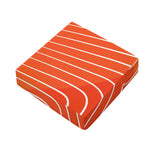 Salmon Print Outdoor Seat Cushion Cover
