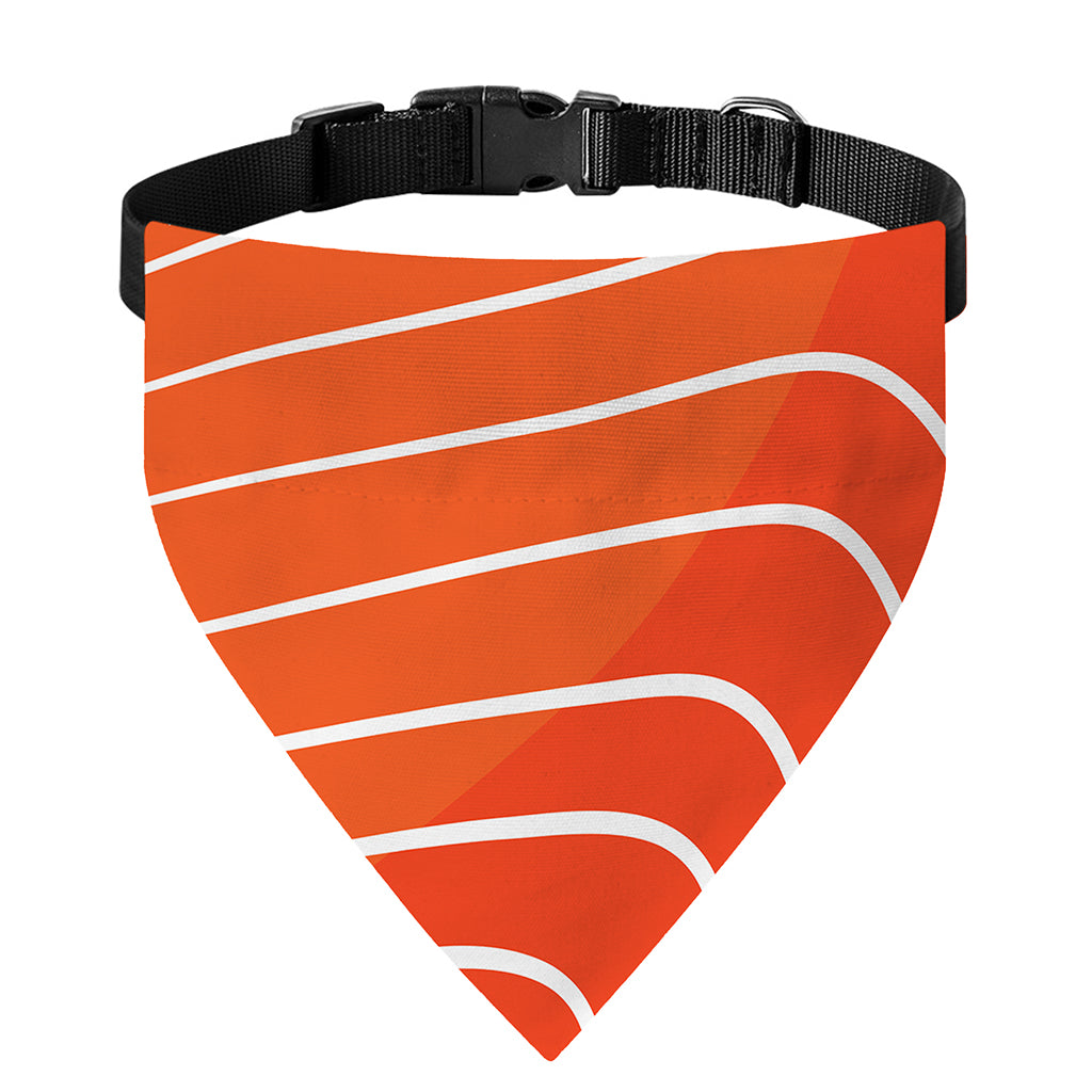Salmon Print Over The Collar Dog Bandana
