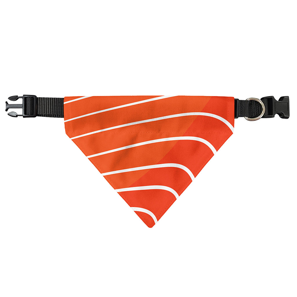 Salmon Print Over The Collar Dog Bandana