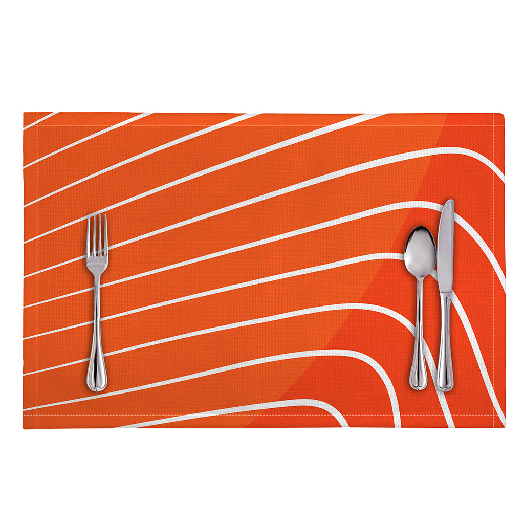 Salmon Print Placemat