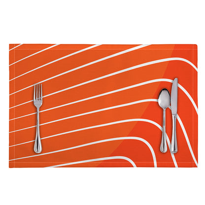 Salmon Print Placemat