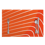 Salmon Print Placemat