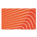 Salmon Print Polyester Doormat