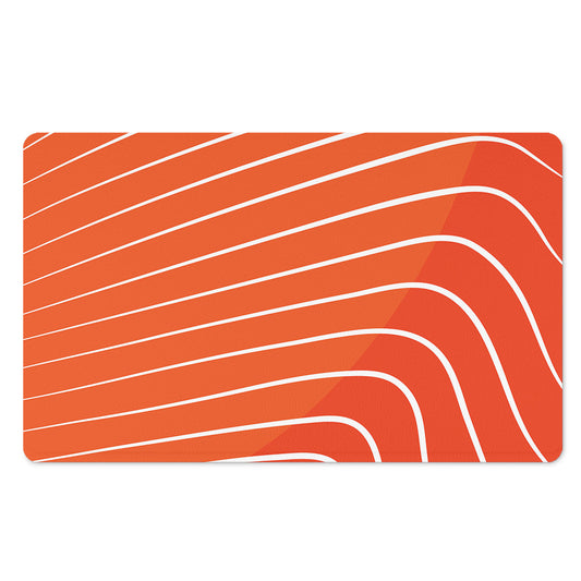 Salmon Print Polyester Doormat