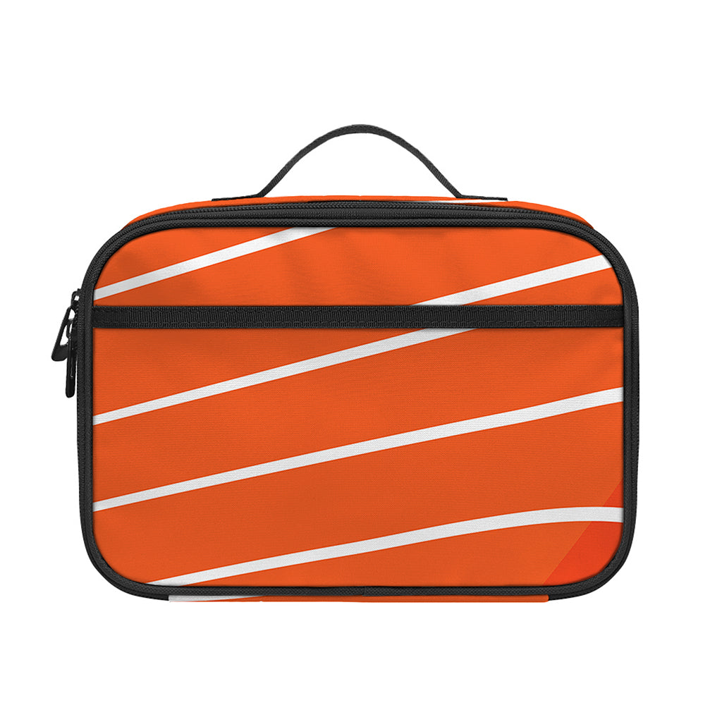 Salmon Print Portable Lunch Bag