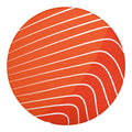 Salmon Print Round Blanket