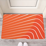 Salmon Print Rubber Doormat