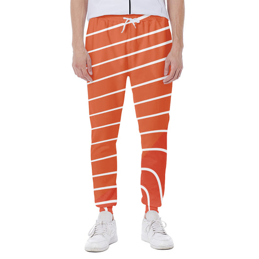 Salmon Print Scuba Joggers