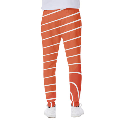 Salmon Print Scuba Joggers