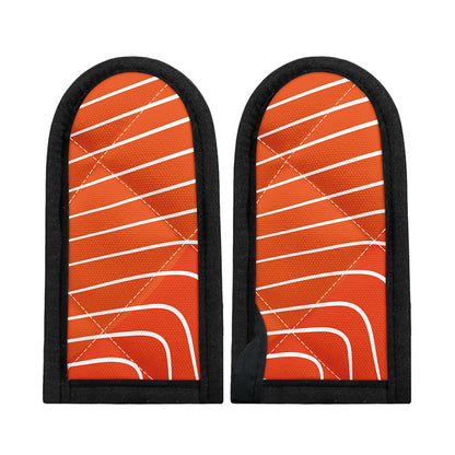 Salmon Print Skillet Handle Cover