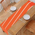 Salmon Print Table Runner