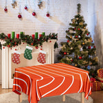 Salmon Print Tablecloth