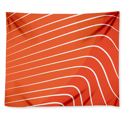 Salmon Print Tapestry