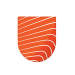 Salmon Print Toilet Lid Cover