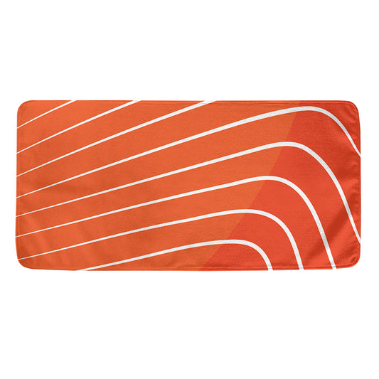 Salmon Print Towel