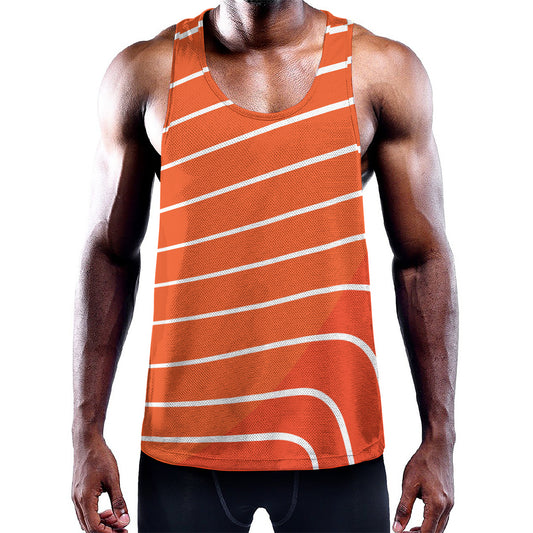 Salmon Print Training Tank Top