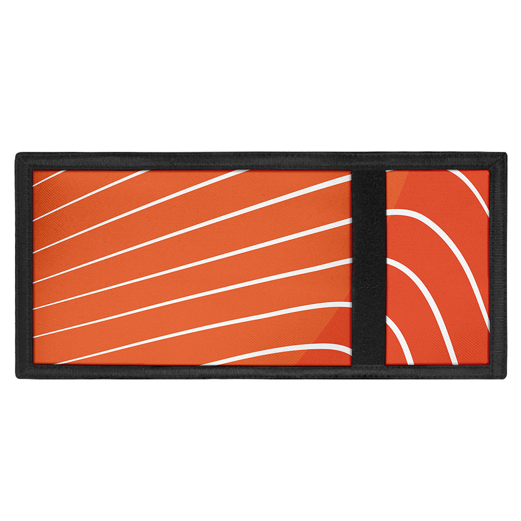 Salmon Print Trifold Wallet