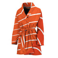 Salmon Print Women's Bathrobe