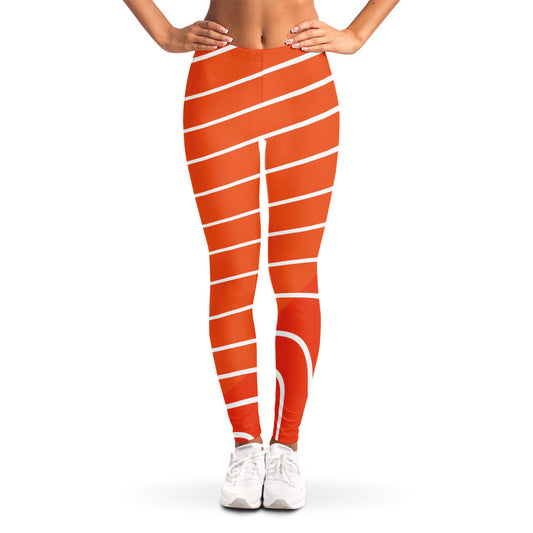 Salmon Print Women's Leggings