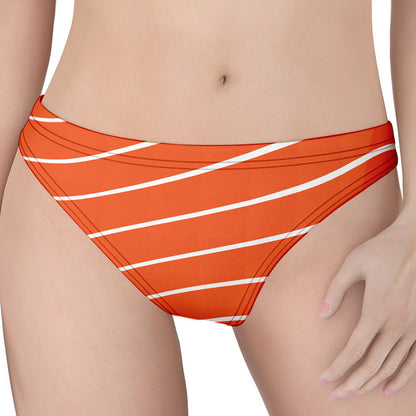 Salmon Print Women's Thong