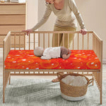 Salmon Roe Print Baby Crib Sheet