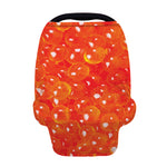 Salmon Roe Print Baby Seat Cover