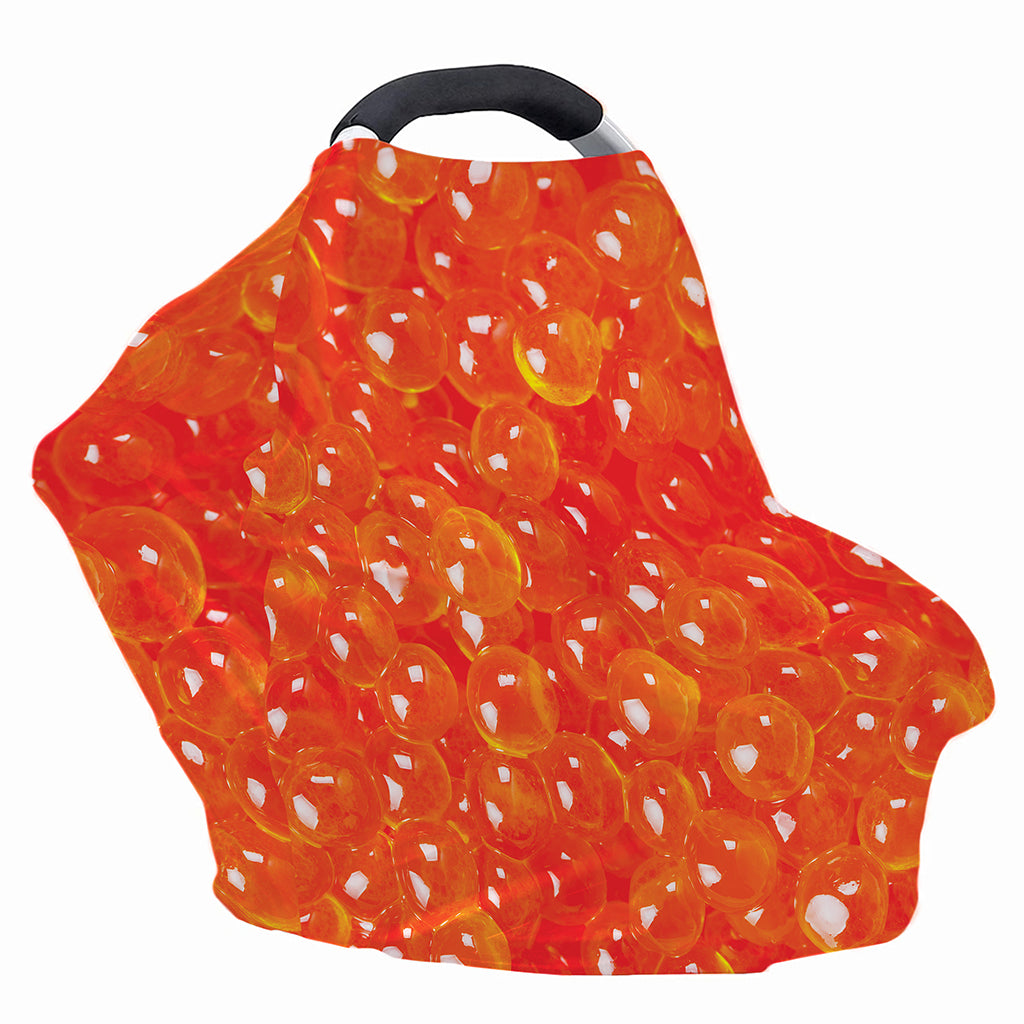 Salmon Roe Print Baby Seat Cover
