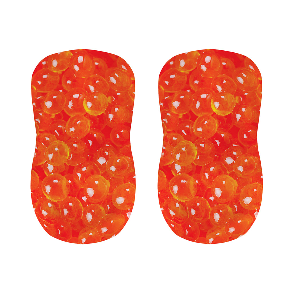 Salmon Roe Print Bar Stool Covers