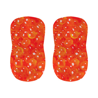 Salmon Roe Print Bar Stool Covers