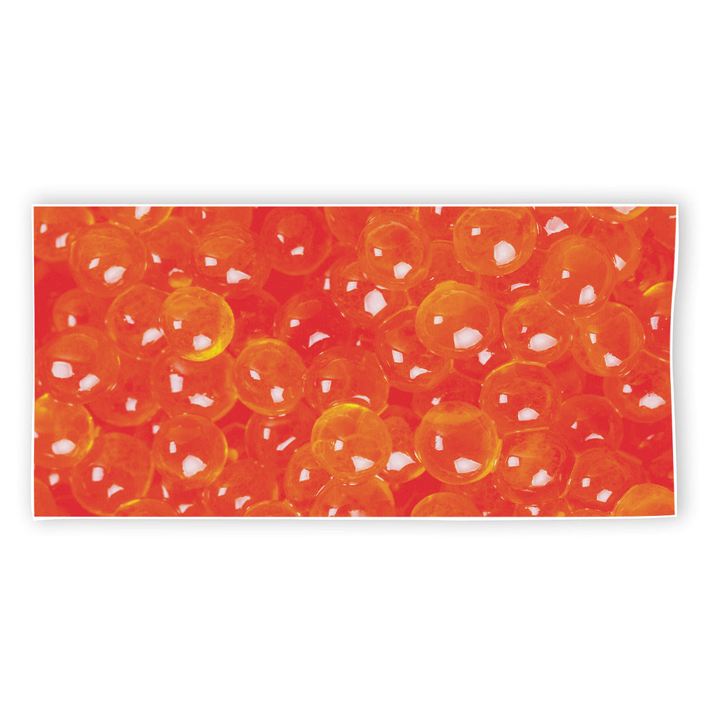 Salmon Roe Print Beach Towel