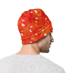 Salmon Roe Print Beanie