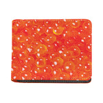 Salmon Roe Print Bifold Wallet