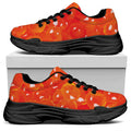 Salmon Roe Print Black Chunky Shoes