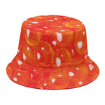 Salmon Roe Print Bucket Hat
