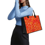 Salmon Roe Print Canvas Tote Bag
