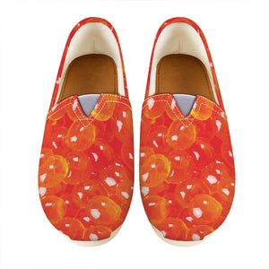 Salmon Roe Print Casual Shoes