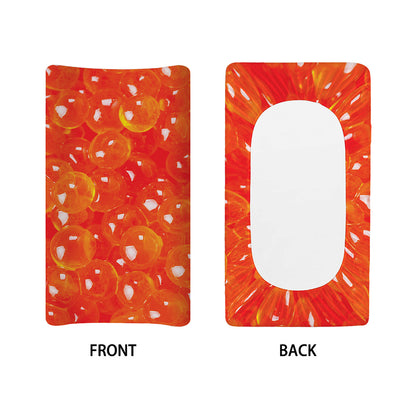 Salmon Roe Print Changing Pad Cover