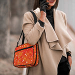 Salmon Roe Print Double Strap Bible Bag