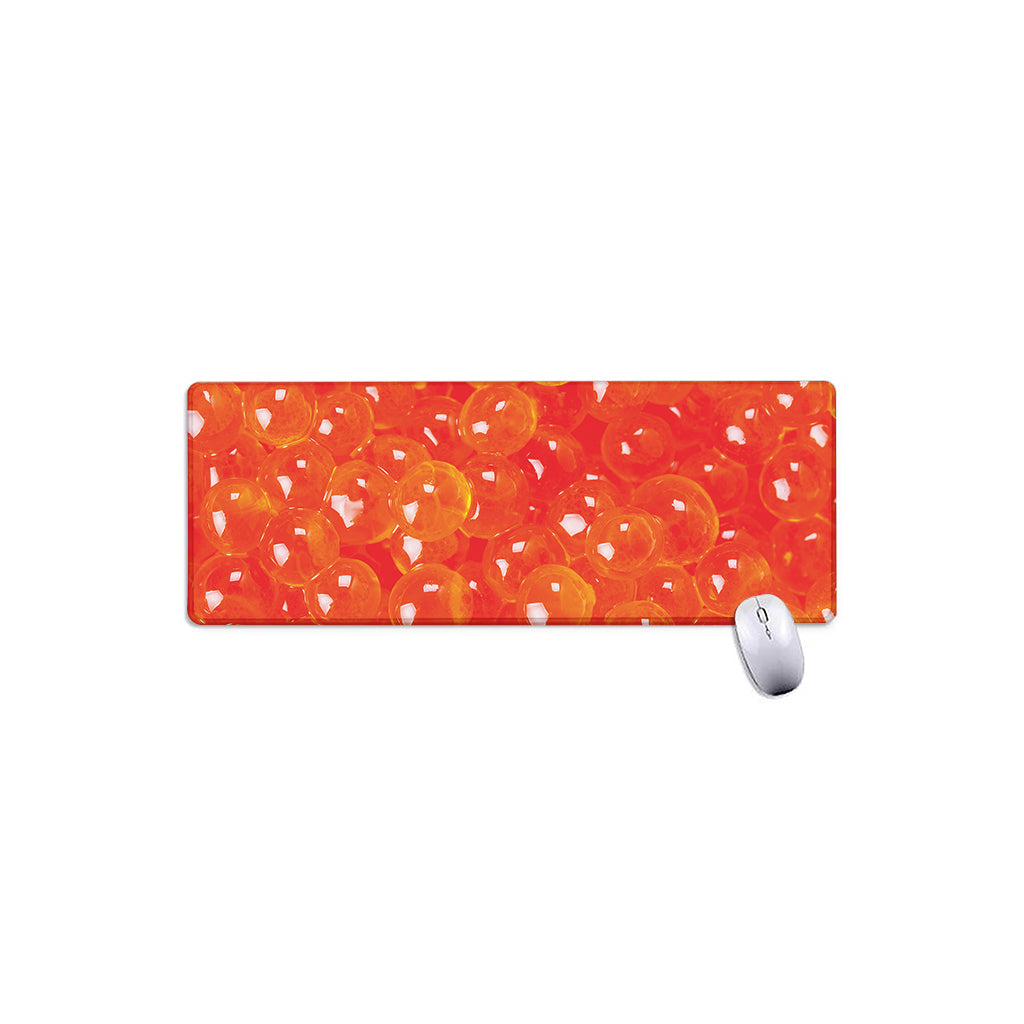 Salmon Roe Print Extended Mouse Pad
