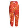 Salmon Roe Print Fleece Lined Knit Pants