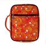 Salmon Roe Print Front Pocket Bible Bag
