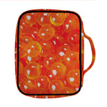 Salmon Roe Print Front Pocket Bible Bag