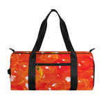 Salmon Roe Print Gym Bag