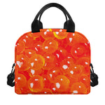 Salmon Roe Print Insulated Lunch Bag