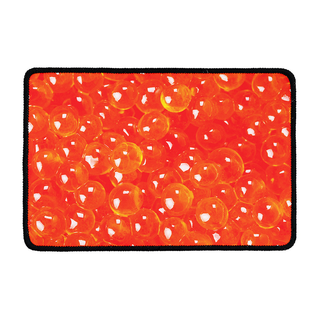 Salmon Roe Print Kitchen Mat