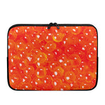 Salmon Roe Print Laptop Sleeve