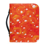 Salmon Roe Print Leather Bible Cover