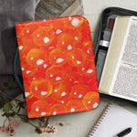 Salmon Roe Print Leather Bible Cover