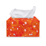 Salmon Roe Print Leather Tissue Box Cover